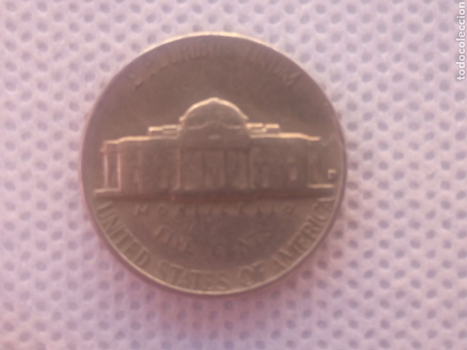 Monedas antiguas de Am&eacute;rica: EEUU moneda 5 centavos 1964 sin ceca (P) - Foto 2