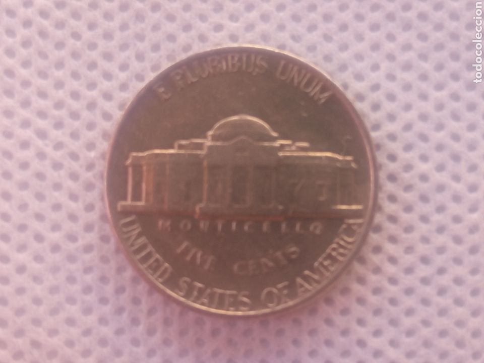 Monedas antiguas de Am&eacute;rica: EEUU moneda 5 centavos 1980 ceca P - Foto 2