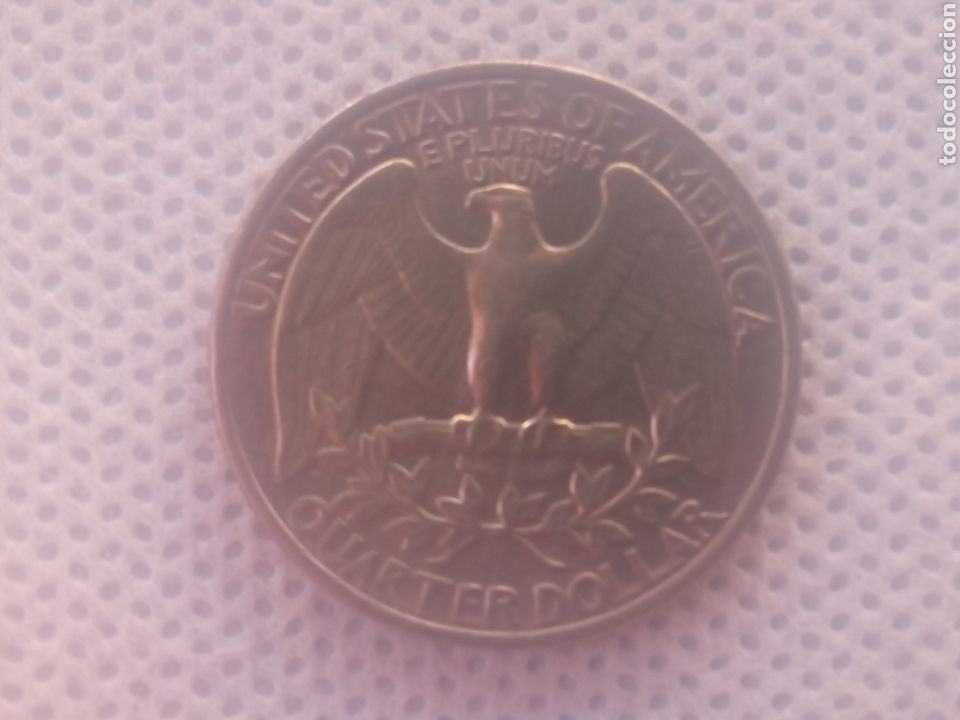 Monedas antiguas de Am&eacute;rica: EEUU moneda 1/4 d&oacute;lar 1980 ceca P - Foto 2