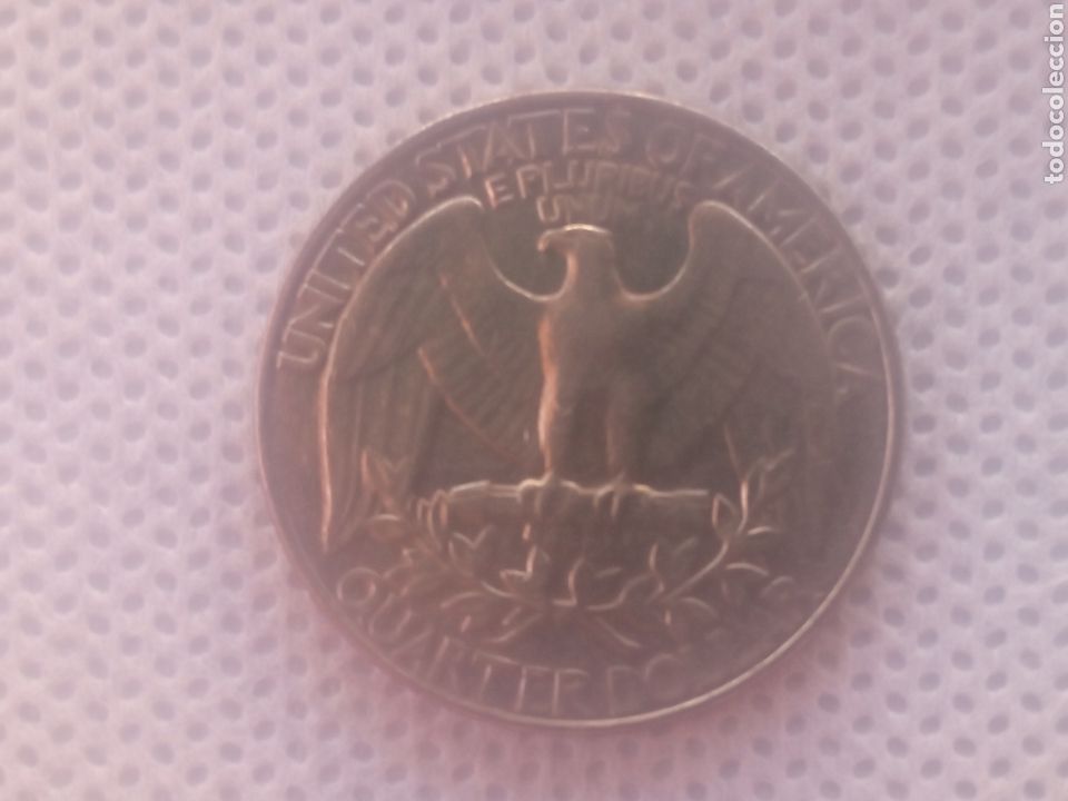 Monedas antiguas de Am&eacute;rica: EEUU moneda 1/4 d&oacute;lar 1988 ceca P - Foto 2