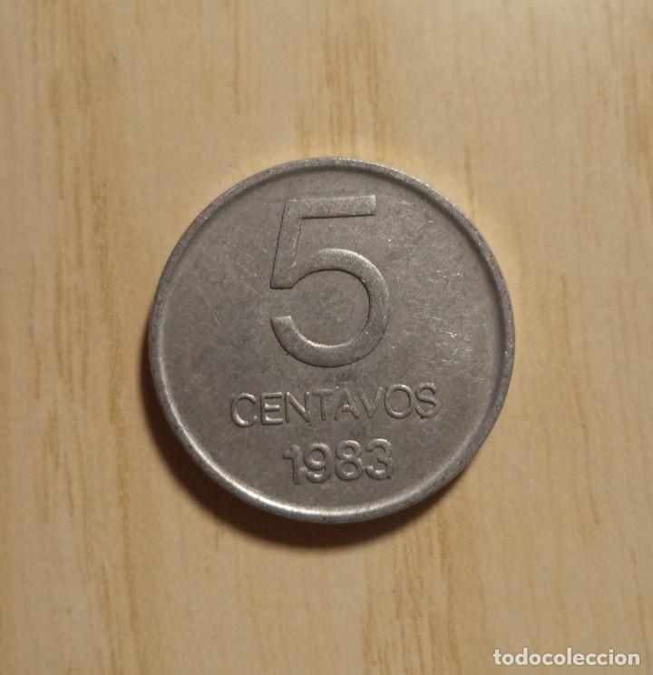 Monedas antiguas de Am&eacute;rica: MONEDA: 5 CENTAVOS, ARGENTINA 1983 - Foto 2