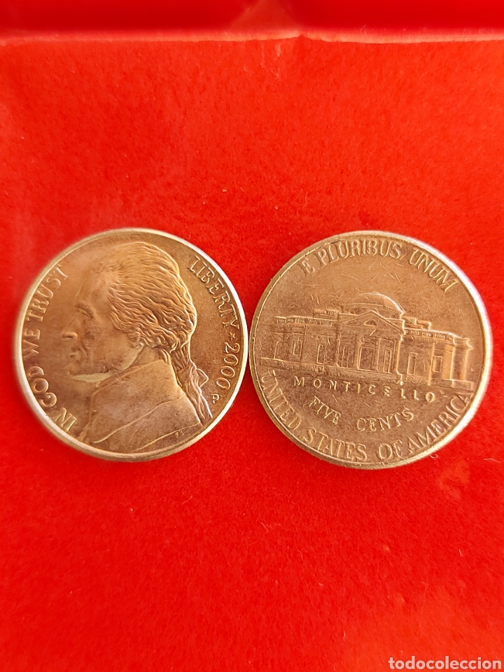 Moneda Estados Unidos Usa Five Cents - 5 Centav - Comprar Monedas ...