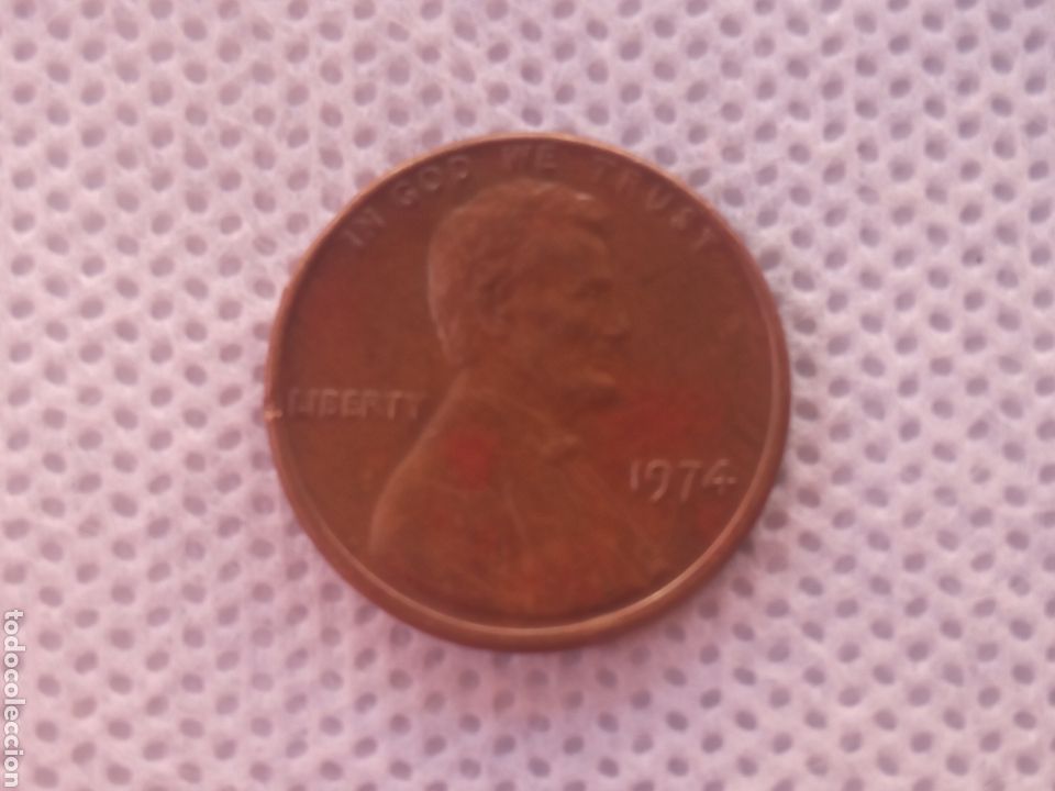 Monedas antiguas de Am&eacute;rica: EEUU moneda 1 centavo 1974 ceca &rdquo;P&rdquo; - Foto 1