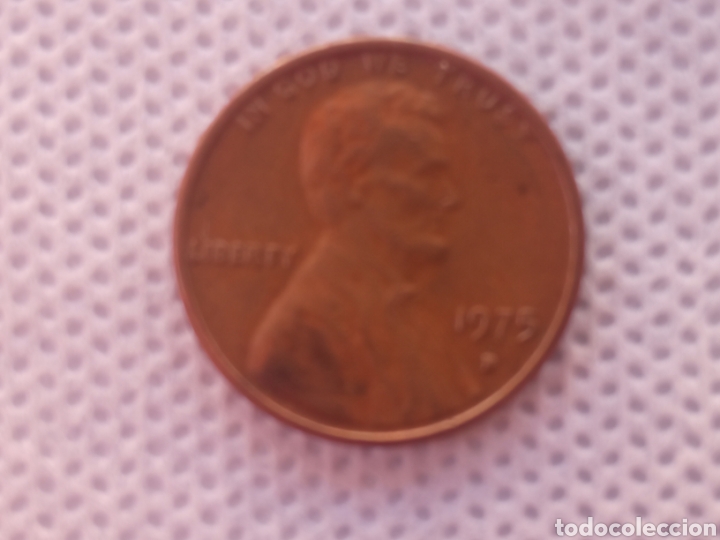 Monedas antiguas de Am&eacute;rica: EEUU moneda 1 centavo 1975 ceca &rdquo;D&rdquo; - Foto 1