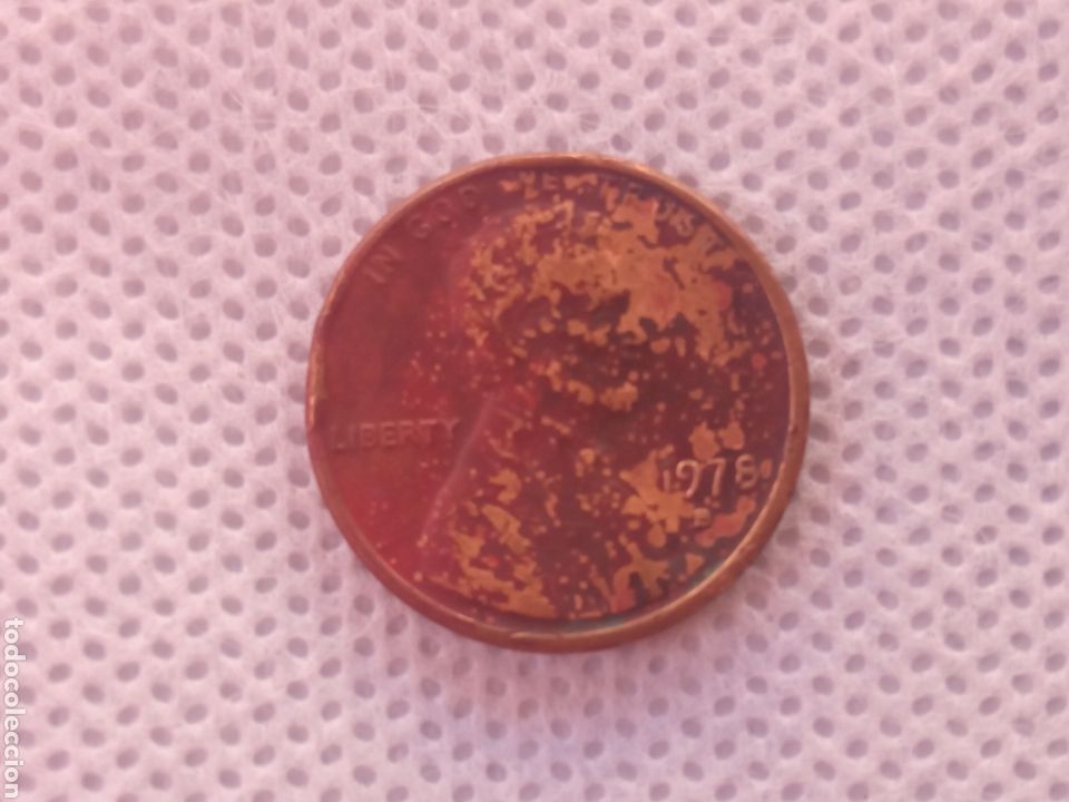 Monedas antiguas de Am&eacute;rica: EEUU moneda 1 centavo 1978 ceca D - Foto 1