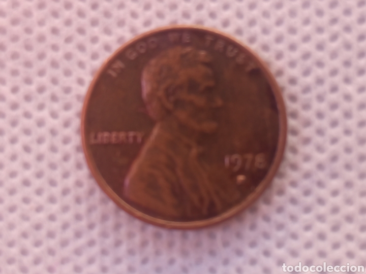 Monedas antiguas de Am&eacute;rica: EEUU moneda 1 centavo 1978 ceca D - Foto 1