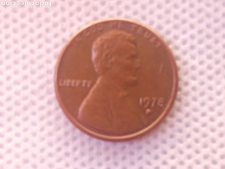 Monedas antiguas de Am&eacute;rica: EEUU moneda 1 centavo 1978 ceca D - Foto 1