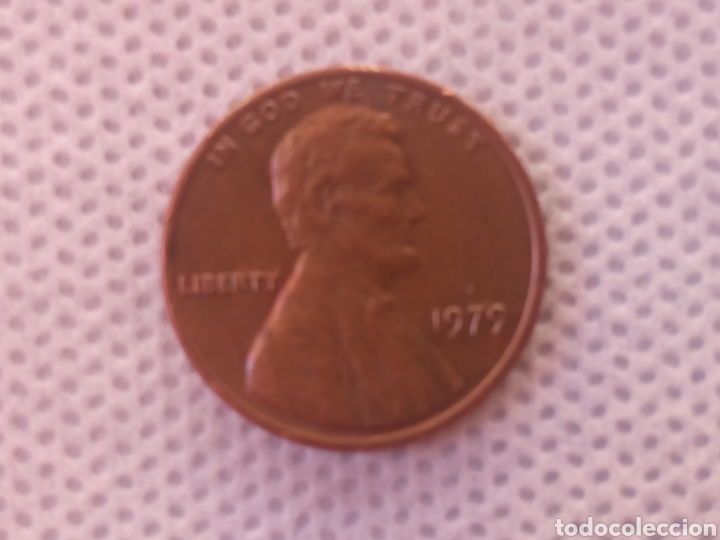 Monedas antiguas de Am&eacute;rica: EEUU moneda 1 centavo 1979 ceca P - Foto 1