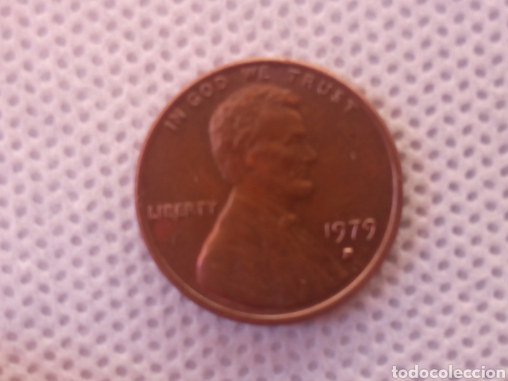 Monedas antiguas de Am&eacute;rica: EEUU moneda 1 centavo 1979 ceca D - Foto 1