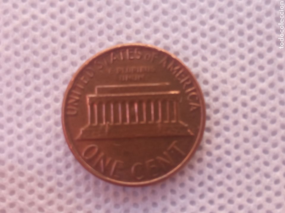 Monedas antiguas de Am&eacute;rica: EEUU moneda 1 centavo 1980 ceca D - Foto 2