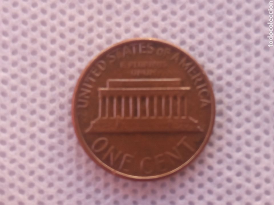 Monedas antiguas de Am&eacute;rica: EEUU moneda 1 centavo 1980 ceca D - Foto 2