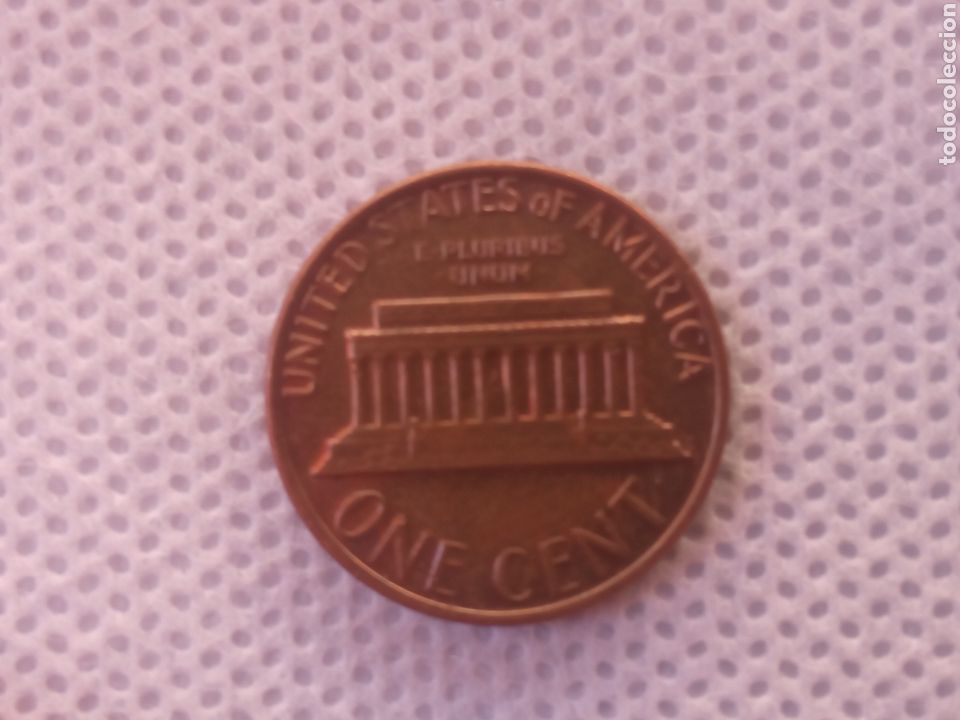 Monedas antiguas de Am&eacute;rica: EEUU moneda 1 centavo 1980 ceca D - Foto 2