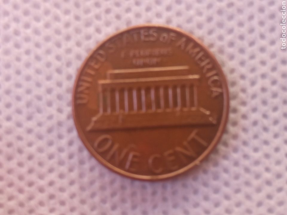 Monedas antiguas de Am&eacute;rica: EEUU moneda 1 centavo 1980 ceca D - Foto 2