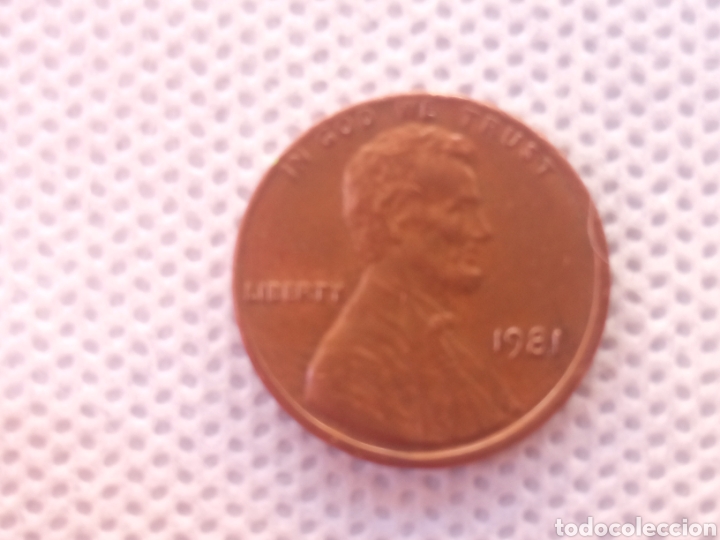 Monedas antiguas de Am&eacute;rica: EEUU moneda 1 centavo 1981 ceca P - Foto 1