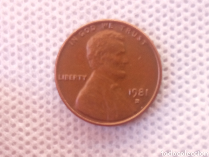 Monedas antiguas de Am&eacute;rica: EEUU moneda 1 centavo 1981 ceca D - Foto 1