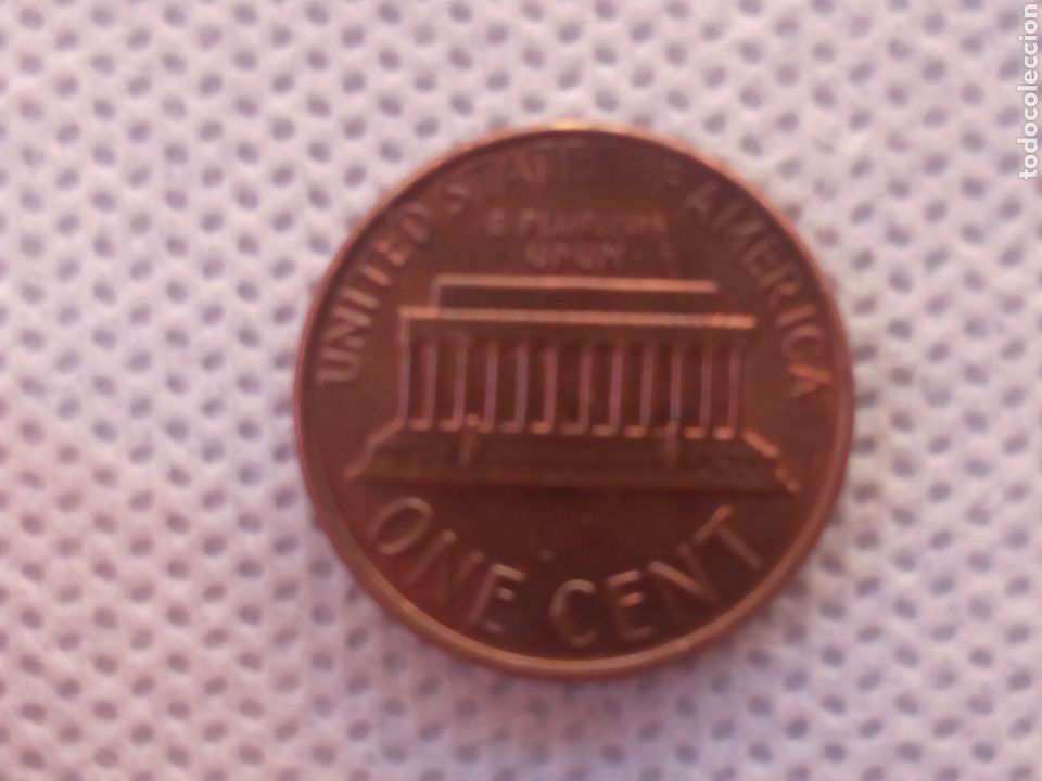 Monedas antiguas de Am&eacute;rica: EEUU moneda 1 centavo 1986 ceca D - Foto 2