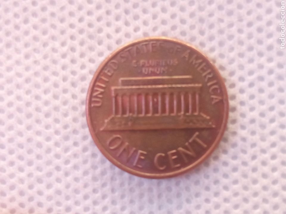 Monedas antiguas de Am&eacute;rica: EEUU moneda 1 centavo 1986 ceca D - Foto 2