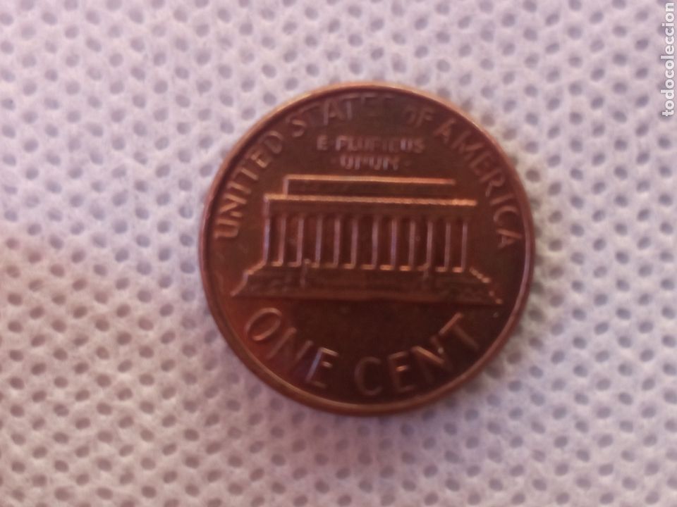Monedas antiguas de Am&eacute;rica: EEUU moneda 1 centavo 1986 ceca D - Foto 2