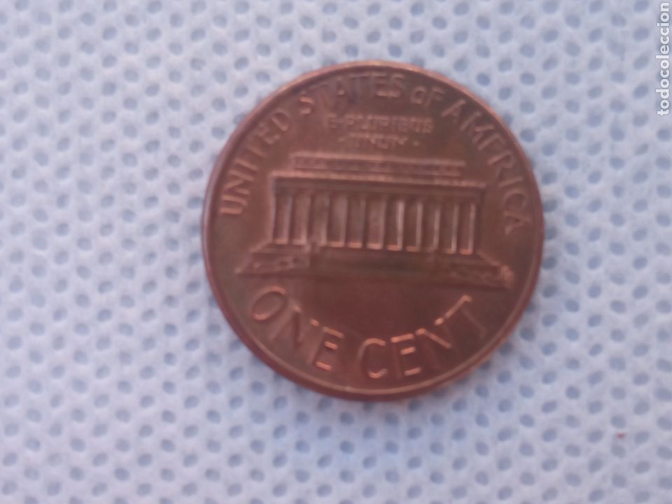 Monedas antiguas de Am&eacute;rica: EEUU moneda 1 centavo 1989 ceca D - Foto 2