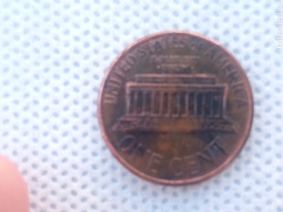 Monedas antiguas de Am&eacute;rica: EEUU moneda 1 centavo 1989 ceca D - Foto 2