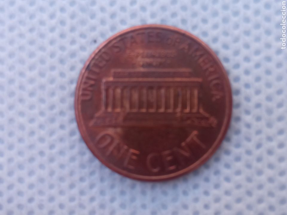 Monedas antiguas de Am&eacute;rica: EEUU moneda 1 centavo 1989 ceca D - Foto 2