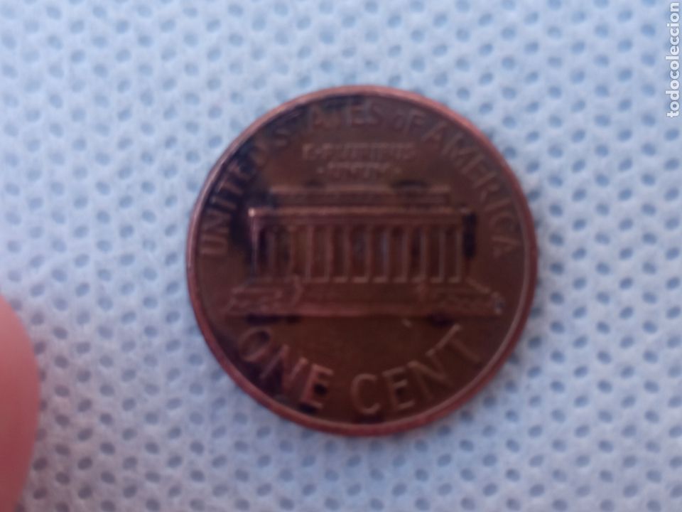 Monedas antiguas de Am&eacute;rica: EEUU moneda 1 centavo 1989 ceca D - Foto 2