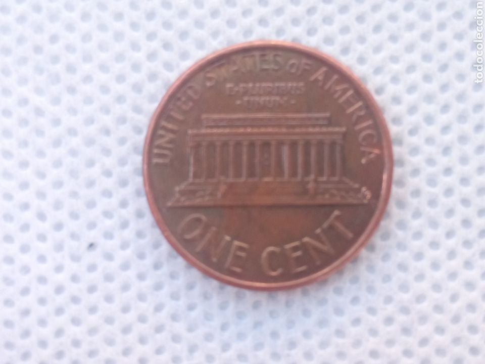 Monedas antiguas de Am&eacute;rica: EEUU moneda 1 centavo 1990 ceca D - Foto 2