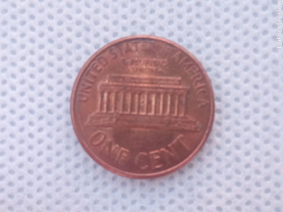 Monedas antiguas de Am&eacute;rica: EEUU moneda 1 centavo 1990 ceca D - Foto 2