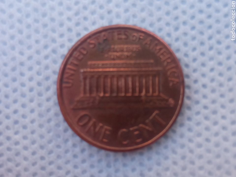 Monedas antiguas de Am&eacute;rica: EEUU moneda 1 centavo 1990 ceca D - Foto 2