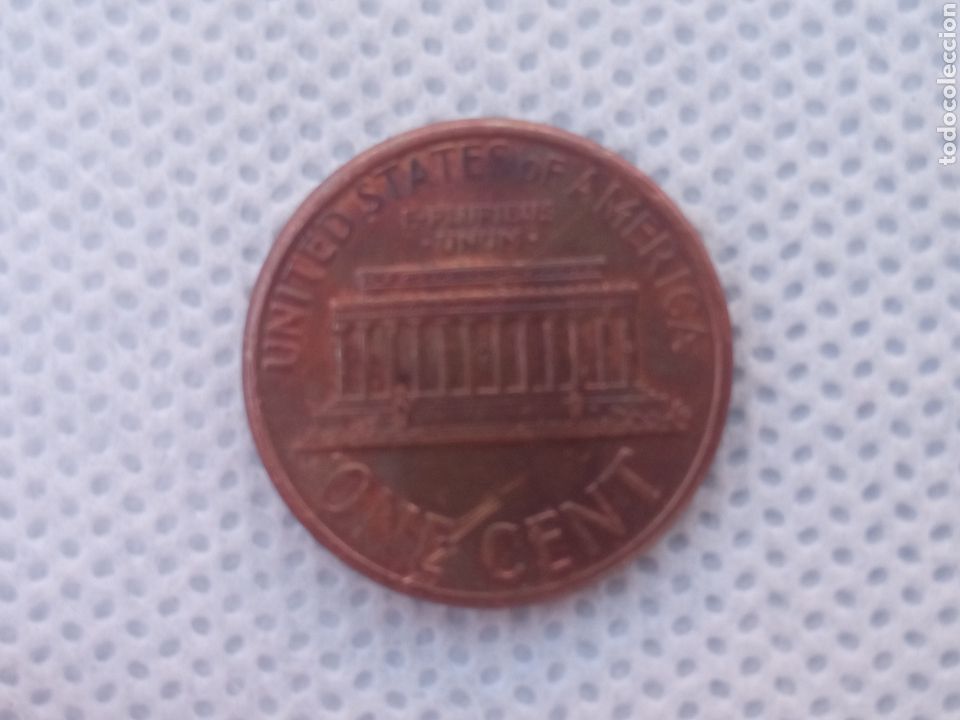Monedas antiguas de Am&eacute;rica: EEUU moneda 1 centavo 1991 ceca D - Foto 2