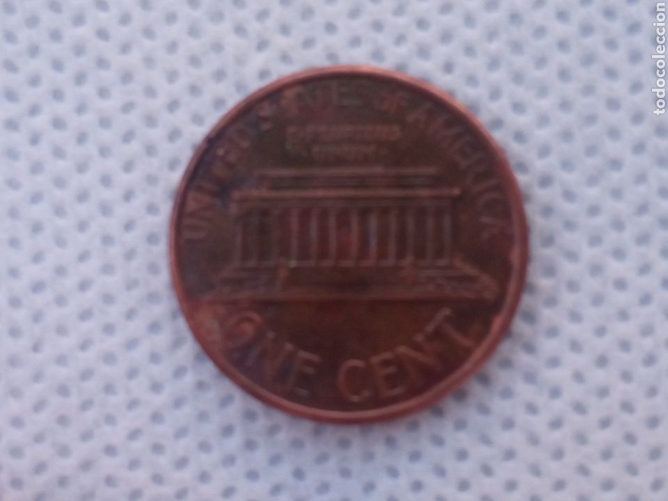 Monedas antiguas de Am&eacute;rica: EEUU moneda 1 centavo 1991 ceca D - Foto 2