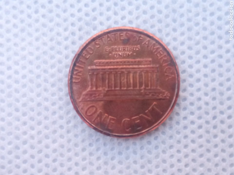 Monedas antiguas de Am&eacute;rica: EEUU moneda 1 centavo 1991 ceca D - Foto 2