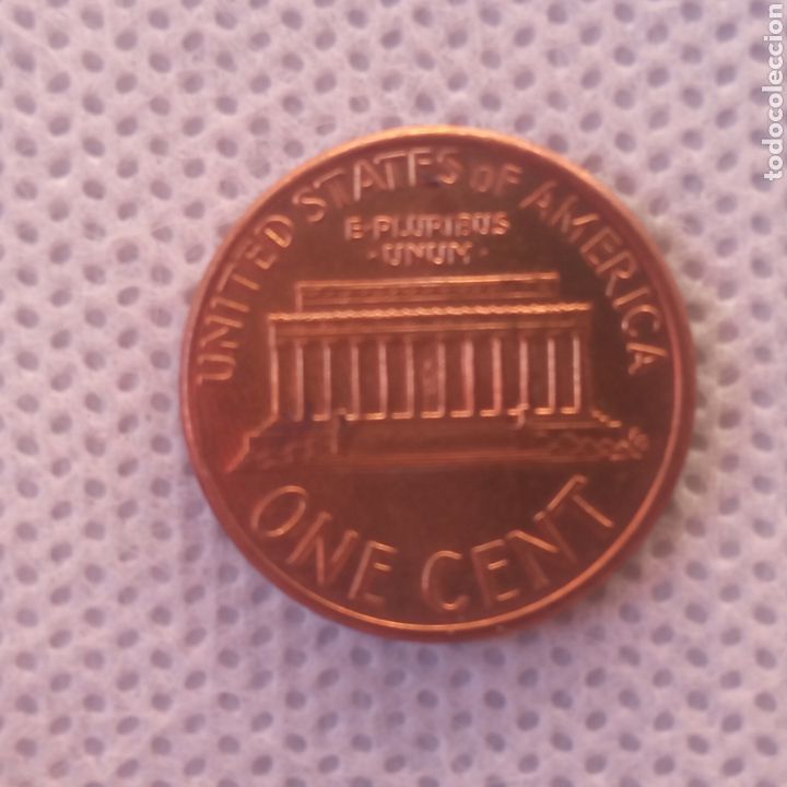 Monedas antiguas de Am&eacute;rica: EEUU moneda 1 centavo 1993 ceca D - Foto 2