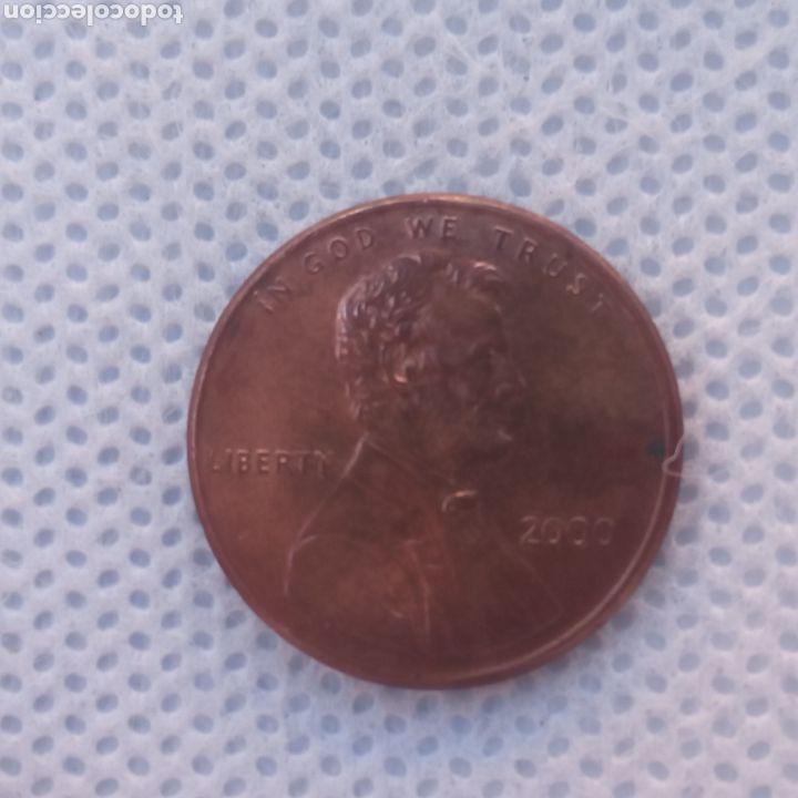 Monedas antiguas de Am&eacute;rica: EEUU moneda 1 centavo 2000 ceca P - Foto 1