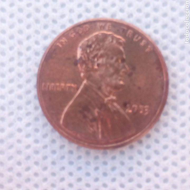 Monedas antiguas de Am&eacute;rica: EEUU moneda 1 centavo 2003 ceca P - Foto 1