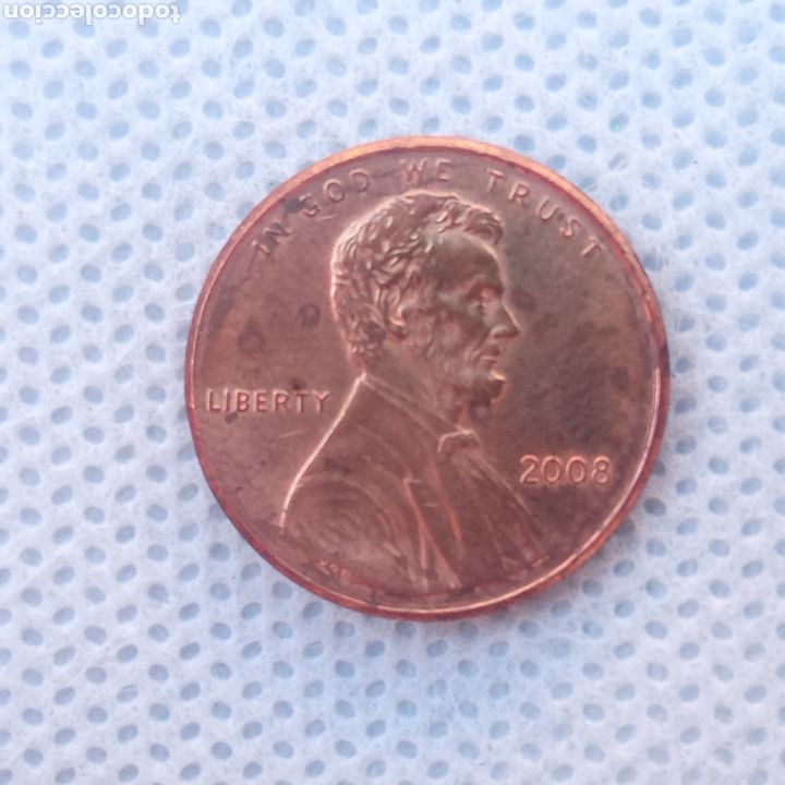 Monedas antiguas de Am&eacute;rica: EEUU moneda 1 centavo 2008 ceca P - Foto 1