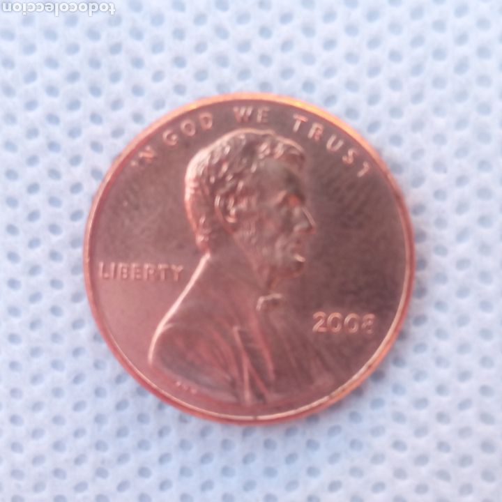 Monedas antiguas de Am&eacute;rica: EEUU moneda 1 centavo 2008 ceca P - Foto 1