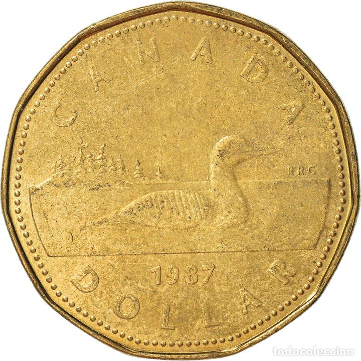 Monedas antiguas de Am&eacute;rica: [#962263] Moneda, Canad&aacute;, Dollar, 1987 - Foto 2