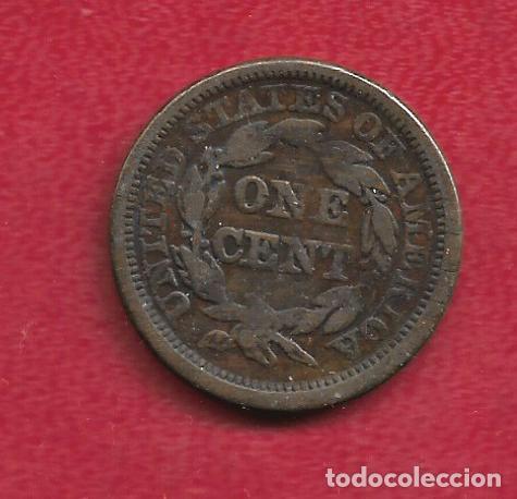 Monedas antiguas de Am&eacute;rica: EEUU 1 CENT 1844 - Foto 2