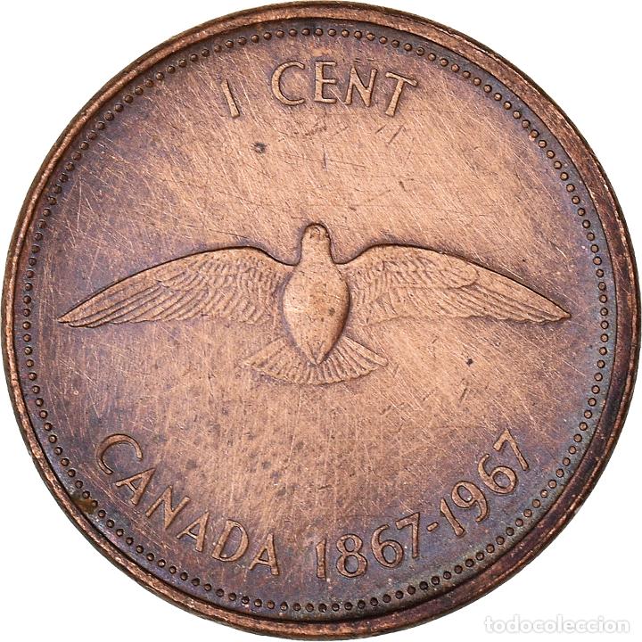 Monedas antiguas de Am&eacute;rica: [#1080056] Moneda, Canad&aacute;, Cent, 1967 - Foto 2