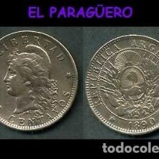 Monedas antiguas de América: ARGENTINA 2 CENTAVOS DE 1890 MONEDA AUTENTICA MUY BONITA Y ESCASA ( BUSTO - LIBERTAD ) Nº9