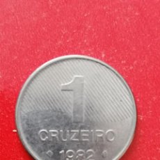 Monedas antiguas de América: MONEDA 1 CRUZEIRO, 1982, BRASILIA, MBC+. Lote 346633963