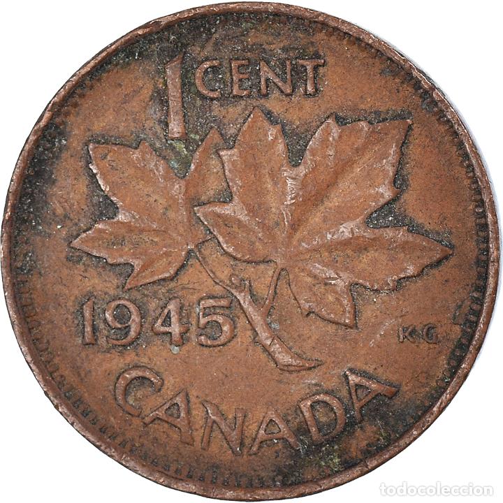 Monedas antiguas de Am&eacute;rica: [#1077227] Moneda, Canad&aacute;, Cent, 1945 - Foto 2