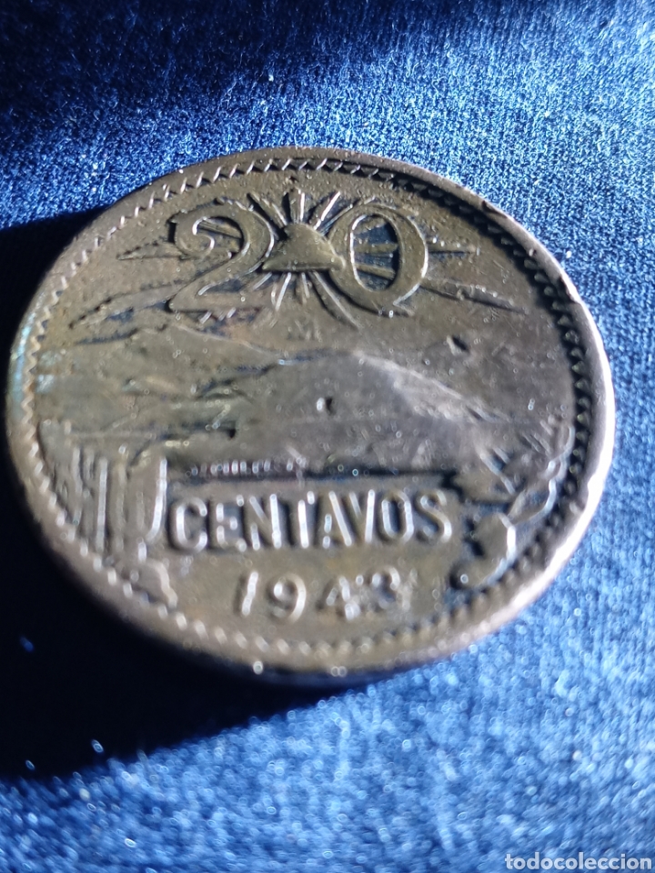 Monedas antiguas de Am&eacute;rica: 20 centavos 1943 M&eacute;xico - Foto 3