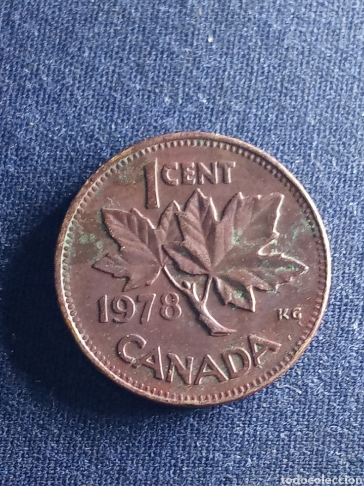 Monedas antiguas de Am&eacute;rica: 1 Centavo 1978 canada error - Foto 4
