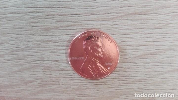 Old Coins of America: MONEDA 1 C&Eacute;NTIMO UNITED STATES OF AMERICA-U.S.A. ONE CENT DOLAR-A&Ntilde;O 2010. D-CLEVELAND