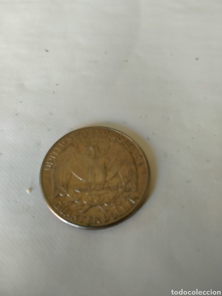 Monedas antiguas de Am&eacute;rica: Moneda usa quarter d&oacute;lar 1995 - Foto 2