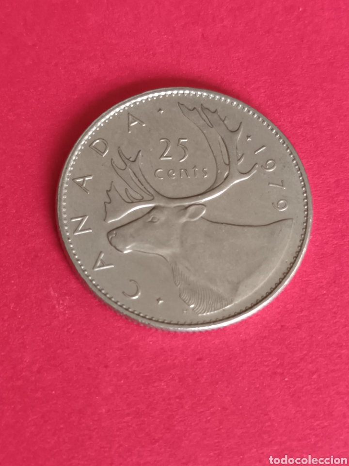 Monedas antiguas de Am&eacute;rica: CANADA. 25 CENTAVOS DE 1979. - Foto 2