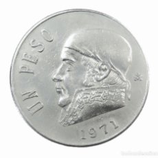 Monedas antiguas de América: UN PESO 1971. MEXICO. JOSÉ MARÍA MORELOS. Lote 349077479