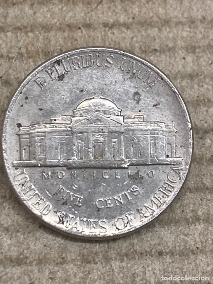 Monedas antiguas de Am&eacute;rica: Moneda cinco c&eacute;ntimos Dollar 1991 - Foto 2